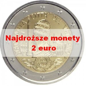 Najdroższe monety 2 euro