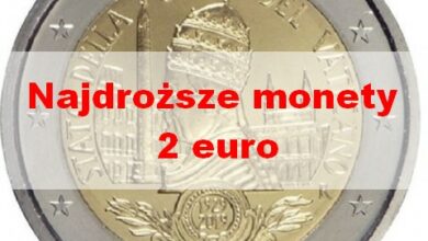 Najdroższe monety 2 euro