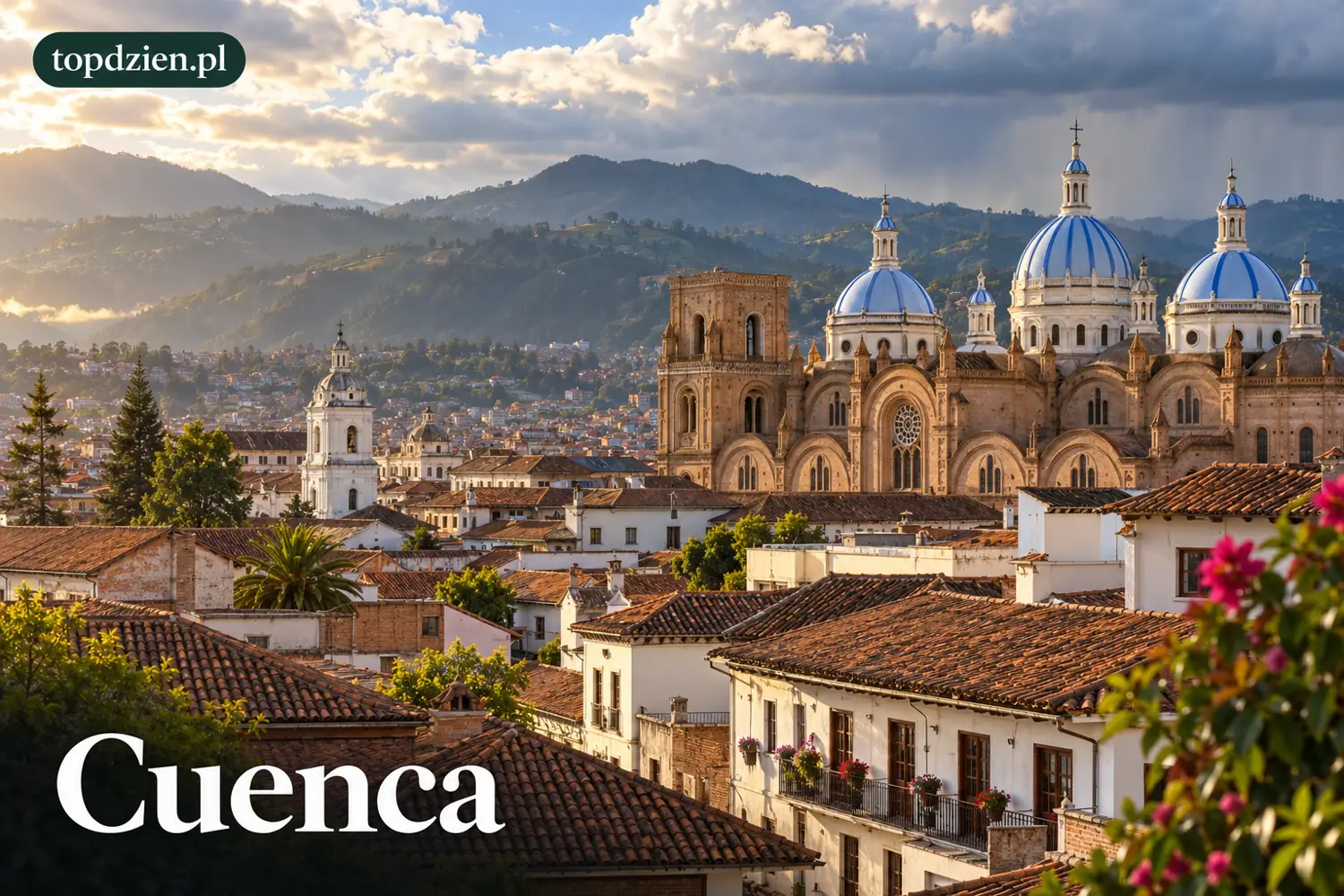 Cuenca, Ekwador – Ilustracja miejsca wygenerowana przez AI